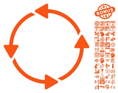 Bonus döndürme Ccw simgesi