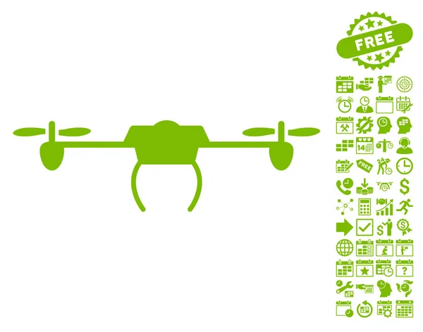 Піктограма безпілотника з бонусом — стоковий вектор