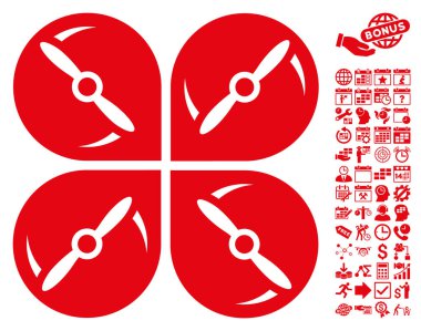 Bonus ile Airdrone vidayı döndürme simgesi