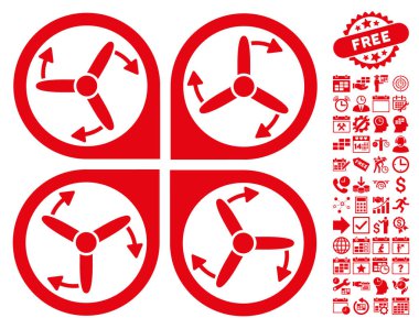 Helikopter vida döndürme simgesi Bonus ile