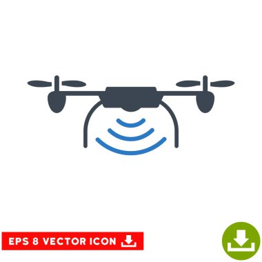 Radyo verici Airdrone vektör Eps simgesi
