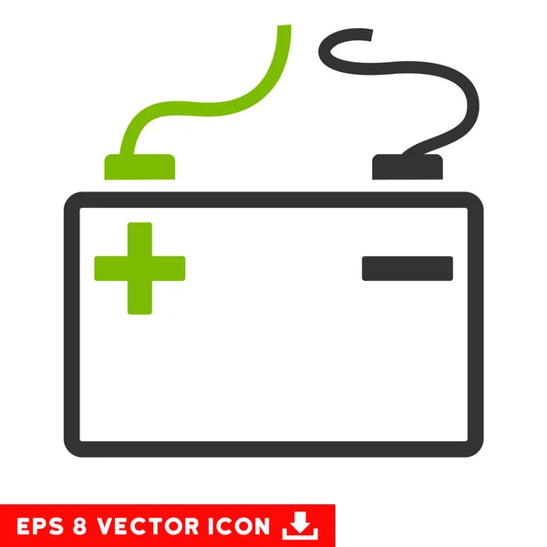 Acumulador Vector Eps Ícone —  Vetores de Stock