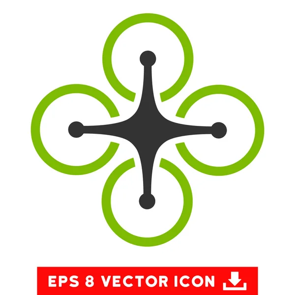 Airdrone-Vektor eps-Symbol — Stockvektor