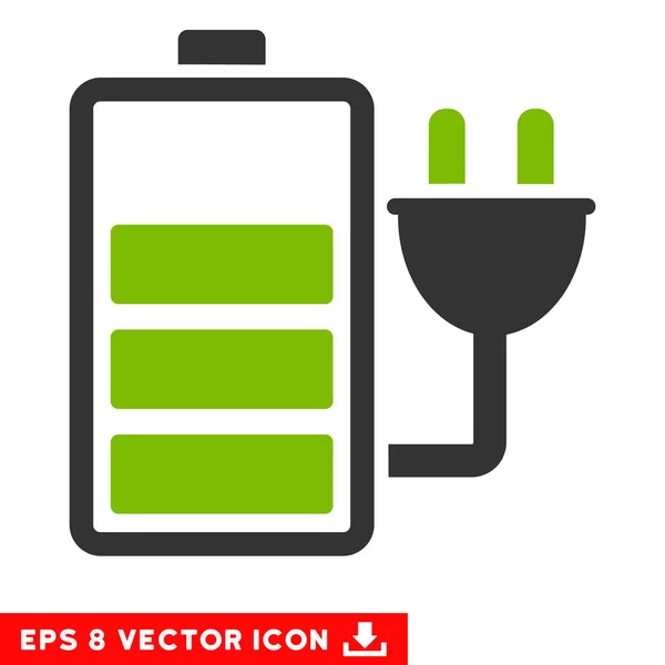 Vector de batería de carga Eps icono — Vector de stock