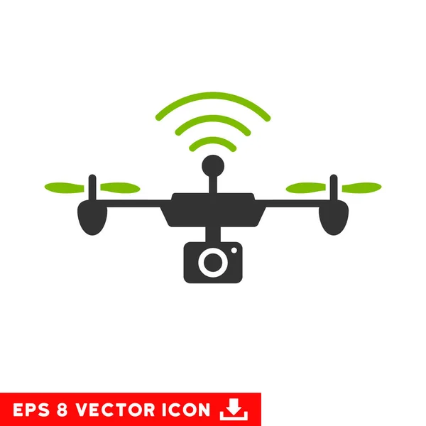 Radio kameraikonen Airdrone vektor Eps — Stock vektor