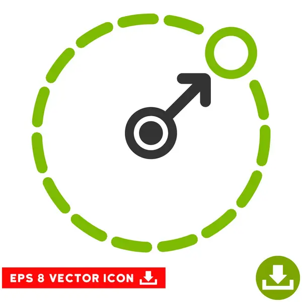 Runde Bereich Rand Vektor eps Symbol — Stockvektor