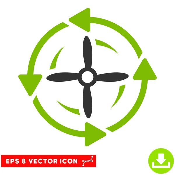 Tornillo de rotación Vector Eps icono — Vector de stock