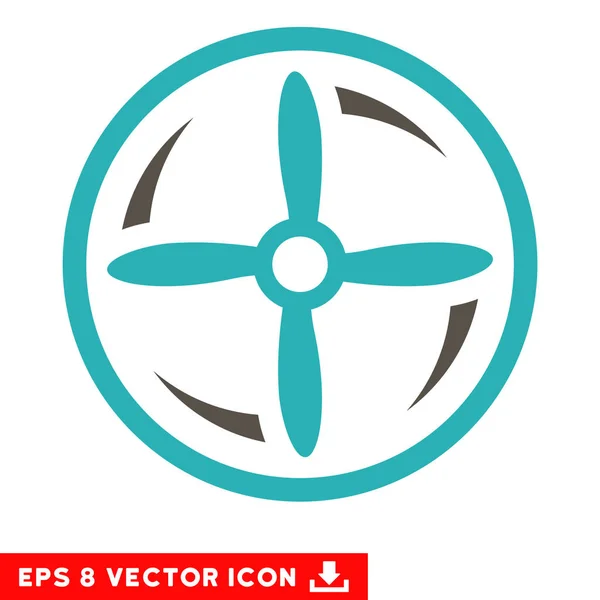 Drone Screw Rotation Vector Eps Icon — Stock Vector