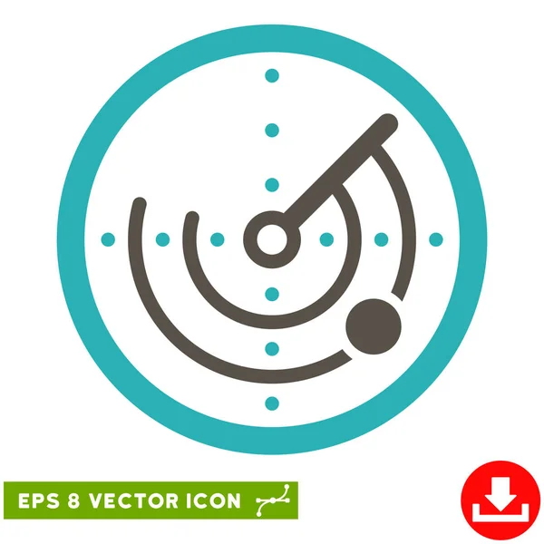 Радарная векторная икона — стоковый вектор