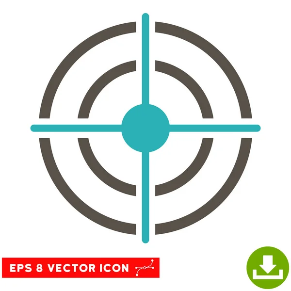 Zielvektor eps-Symbol — Stockvektor