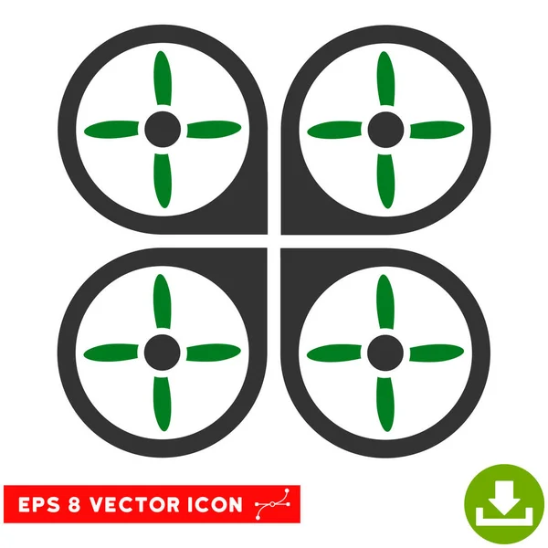 Copter Vector Eps Ícone — Vetor de Stock