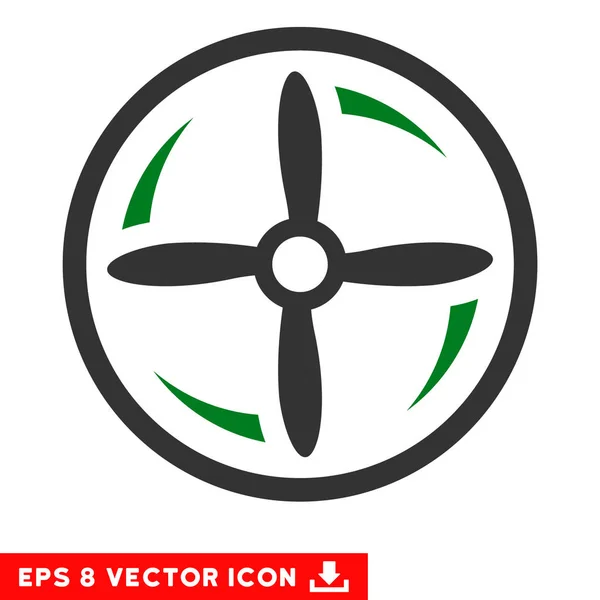 Drone csavar elforgatási vektor Eps ikon — Stock Vector