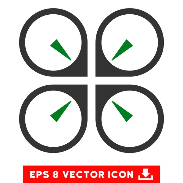 Hover Drone Vector Eps Icon — Stock Vector