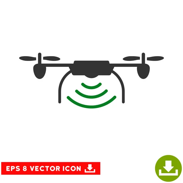 Radio Transmitter Airdrone Vector Eps Icon — Stock Vector