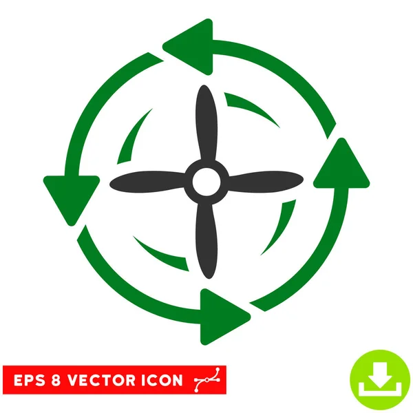 Иконка векторного вращения винта — стоковый вектор