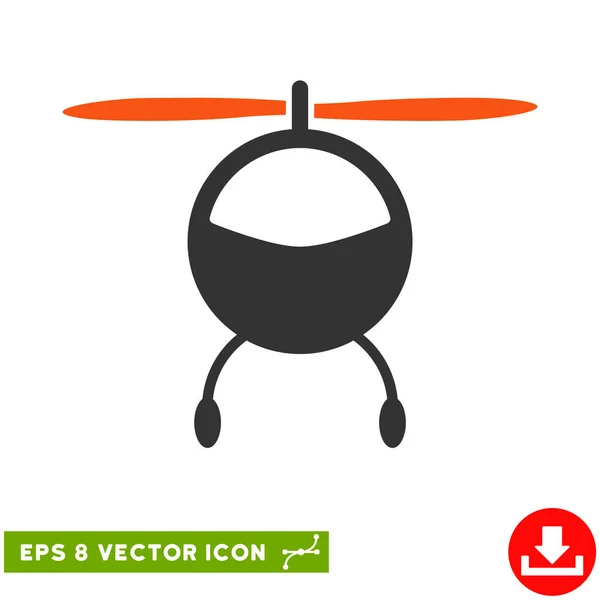 Helicopter Vector Eps Icon — Stock Vector