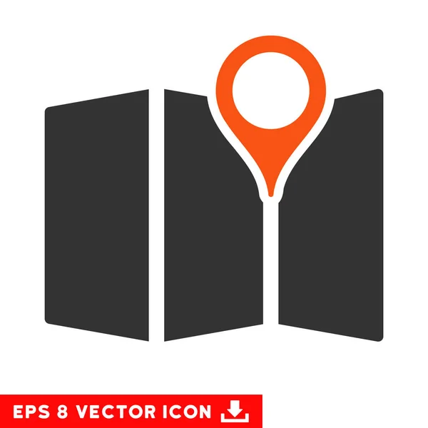 Icône Carte vectorielle Eps — Image vectorielle