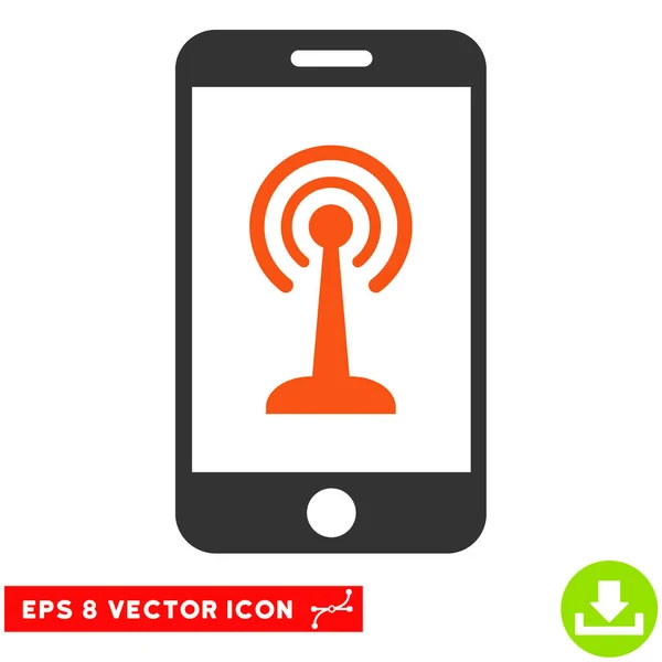 Radio Control Smartphone Vector Eps Icône — Image vectorielle