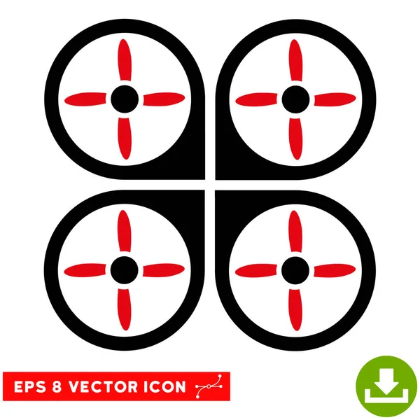 Copter-Vektor eps-Symbol — Stockvektor