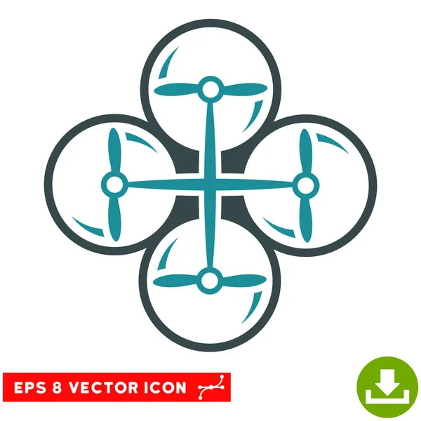 Drohne Schrauben Vektor eps Symbol — Stockvektor