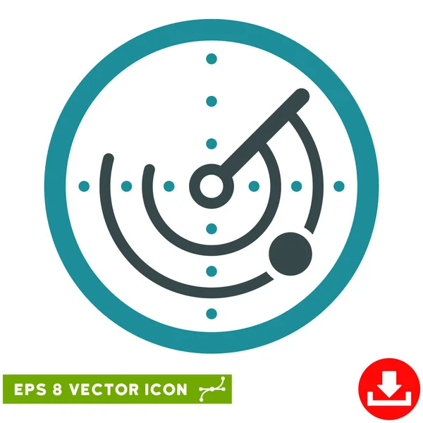 Радарная векторная икона — стоковый вектор