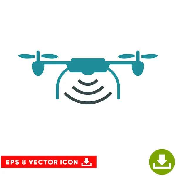 Radio Transmitter Airdrone Vector Eps Icon — Stock Vector