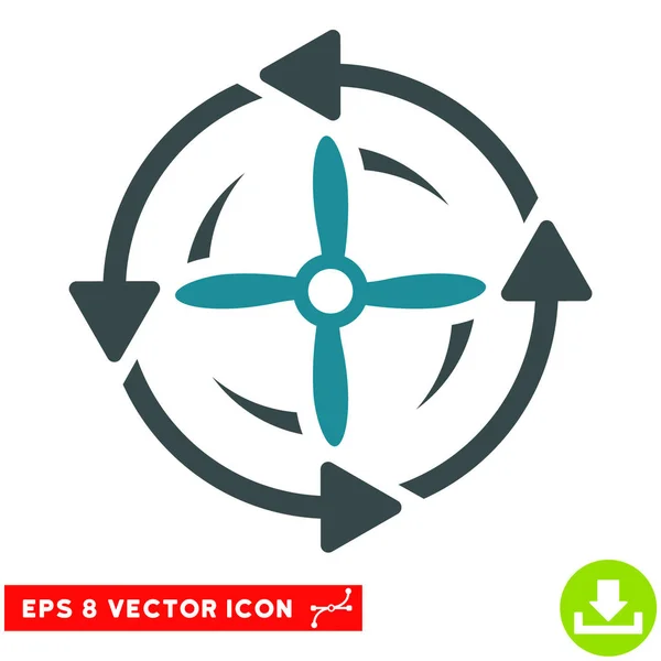 Tornillo de rotación Vector Eps icono — Vector de stock