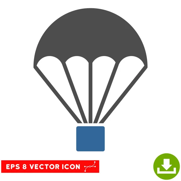 Paracaídas Vector Eps icono — Vector de stock