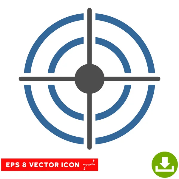 Zielvektor eps-Symbol — Stockvektor