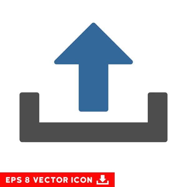 Subir Vector Eps icono — Vector de stock