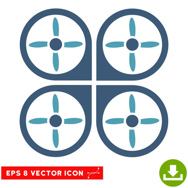 Copter Vector Eps Icon — Stock Vector