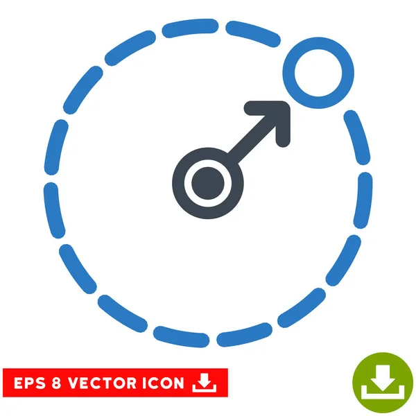 Ronde gebiedskader Vector EPS-pictogram — Stockvector