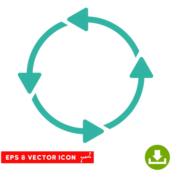 Rotação CCW Vector Eps Ícone — Vetor de Stock