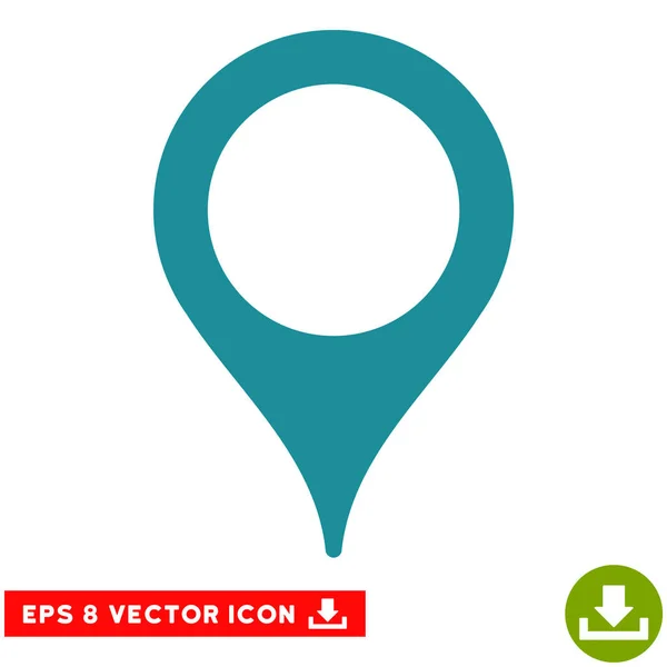 Carte géographique Pointeur vectoriel Eps Icon — Image vectorielle