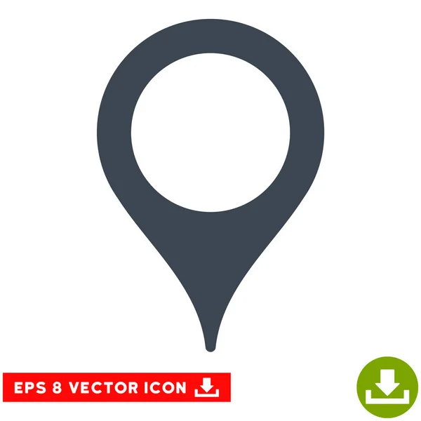 Carte géographique Pointeur vectoriel Eps Icon — Image vectorielle