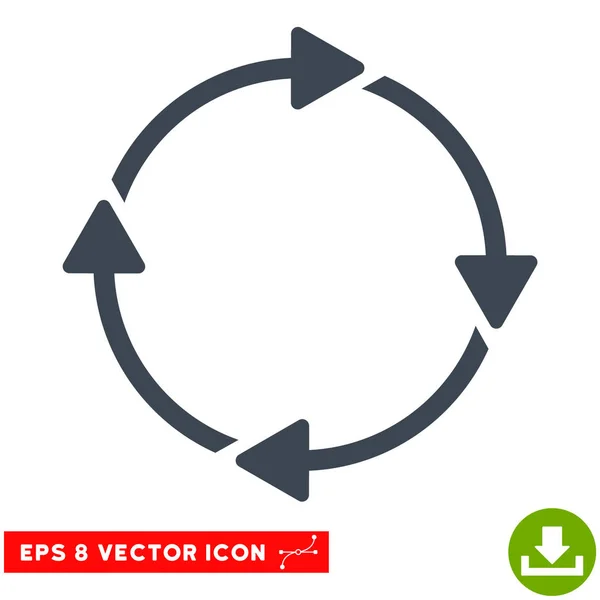 Rotationsvektor eps-Symbol — Stockvektor