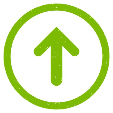 Simge lastik damgası yukarı ok