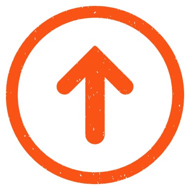 Simge lastik damgası yukarı ok