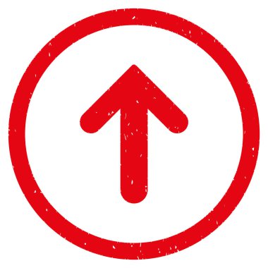 Simge lastik damgası yukarı ok