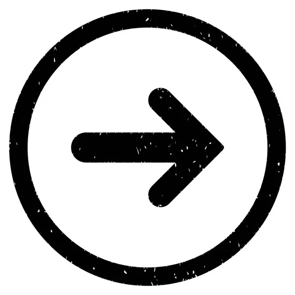 矢印右のアイコン スタンプ — ストックベクタ