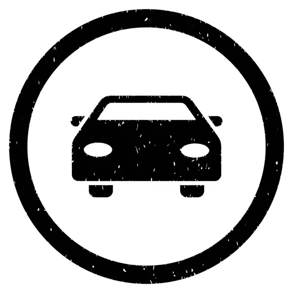 Auto-Ikone mit Stempel — Stockvektor