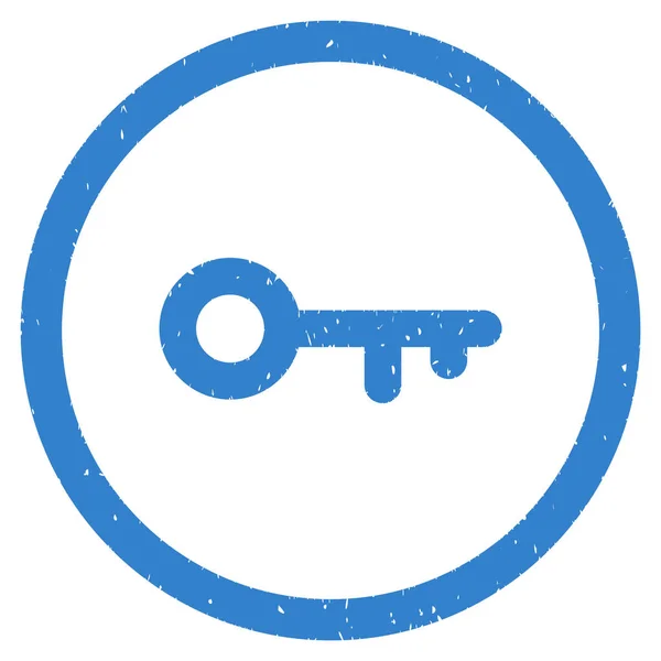 Icono clave sello de goma — Vector de stock