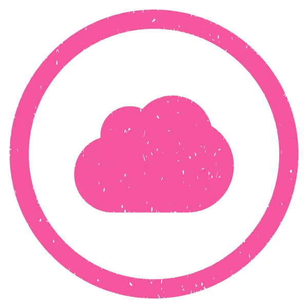 Cloud ikonu razítko — Stockový vektor