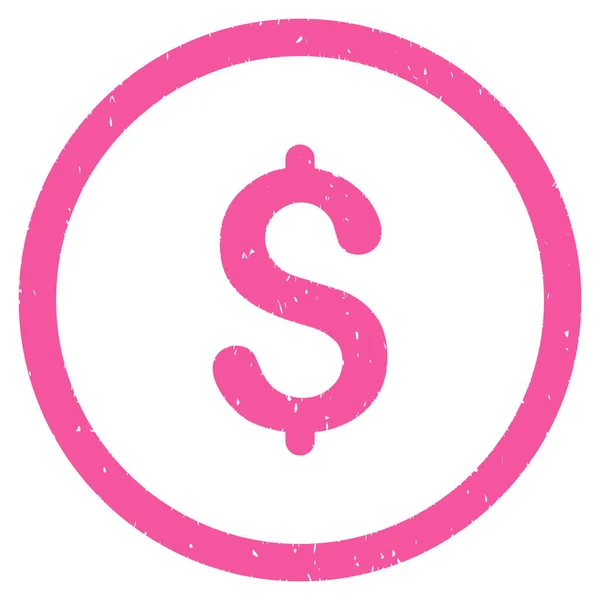 Dolaru ikona razítko — Stockový vektor
