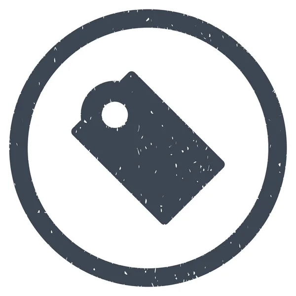 Label pictogram Rubberstempel — Stockvector