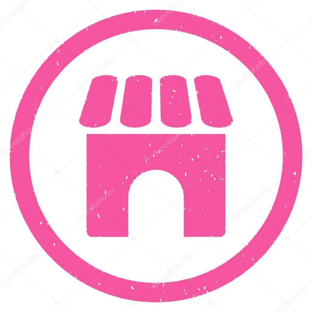 Selo De Borracha De Icone De Construcao De Loja Vetores De Stock C Ahasoft 130385064