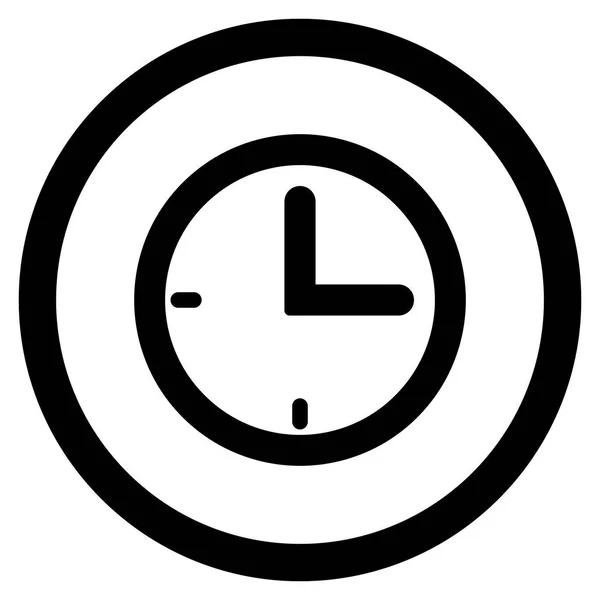 Icono de glifo redondeado plano de tiempo — Foto de Stock