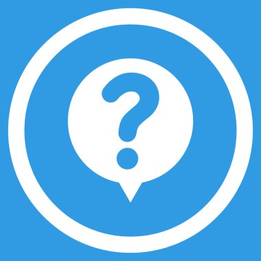 Durum düz yuvarlak vektör simgesi