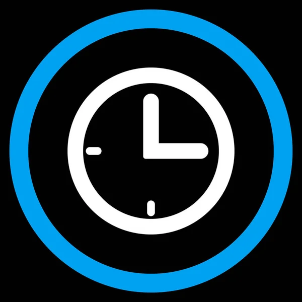 Icono vectorial redondeado plano de tiempo — Archivo Imágenes Vectoriales