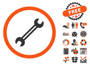 Anahtar düz vektör simgesine Bonus ile